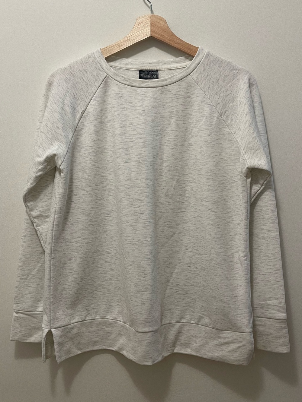 Women's Light Oatmeal Crewneck Sweatshirt - Everyday Neutral Layer